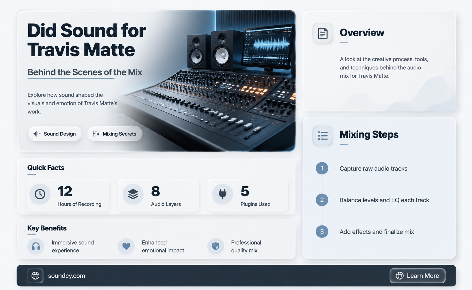 did sound for travis matte
