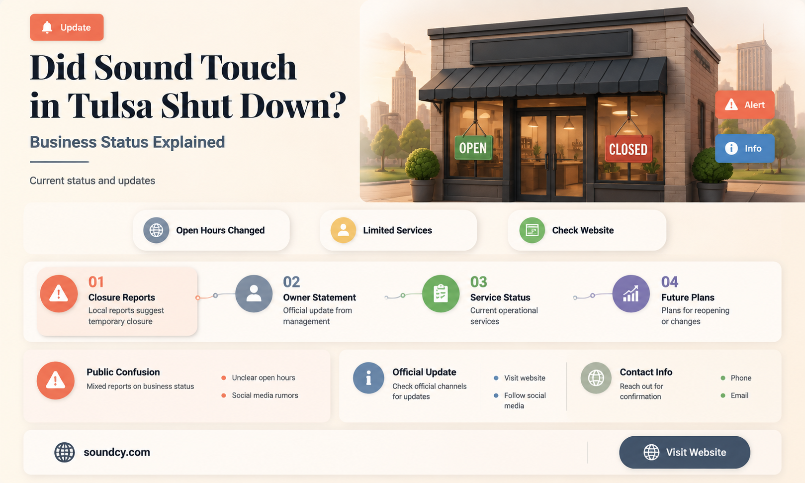 did sound touch in tulsa go out of business