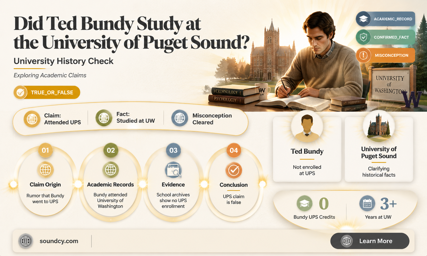 did ted bundy attend the university of puget sound