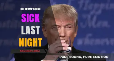 Trump's Voice: Was He Sick?