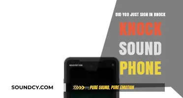 Did You Just Hear a Knock Knock Sound on Your Phone?