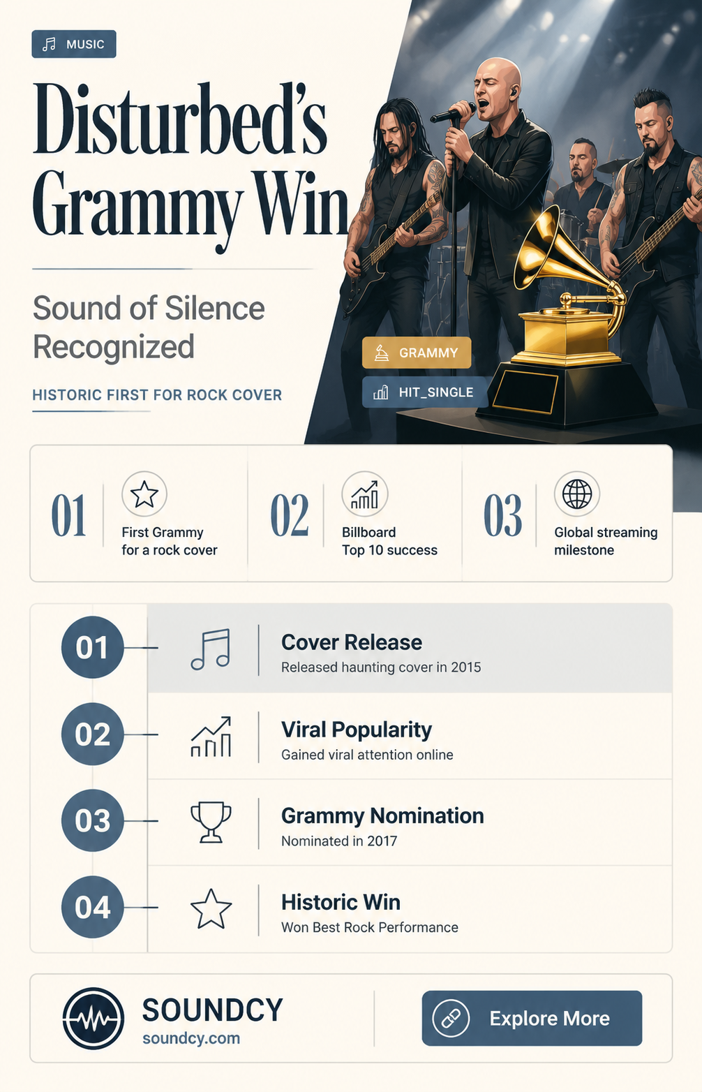 did disturbed win a grammy for sound of silence