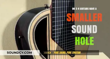 Exploring 3/4 Guitars: Sound Hole Size and Its Impact on Tone