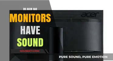 Sound on Acer SAO Monitors: What You Need to Know