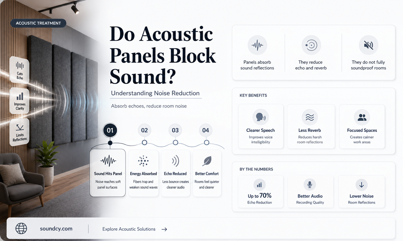 do acoustic panels block sound