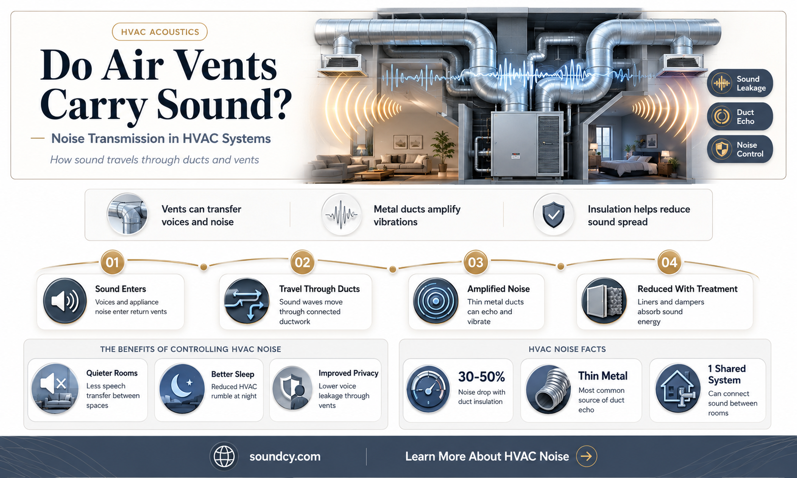 do air vents carry sound