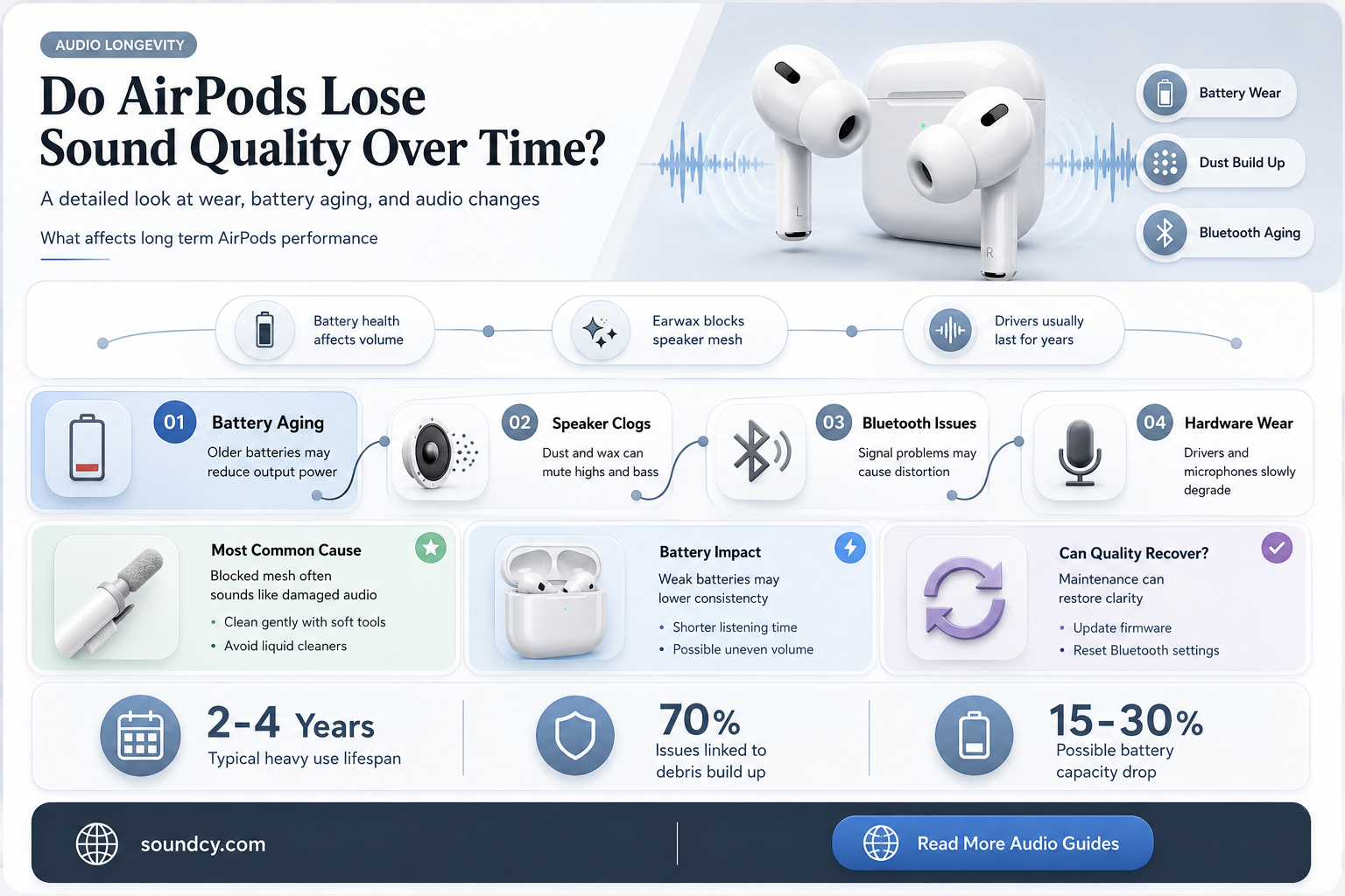 do airpods lose sound quality
