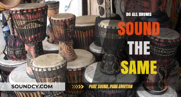 Drums: Unique Sounds, Different Drums