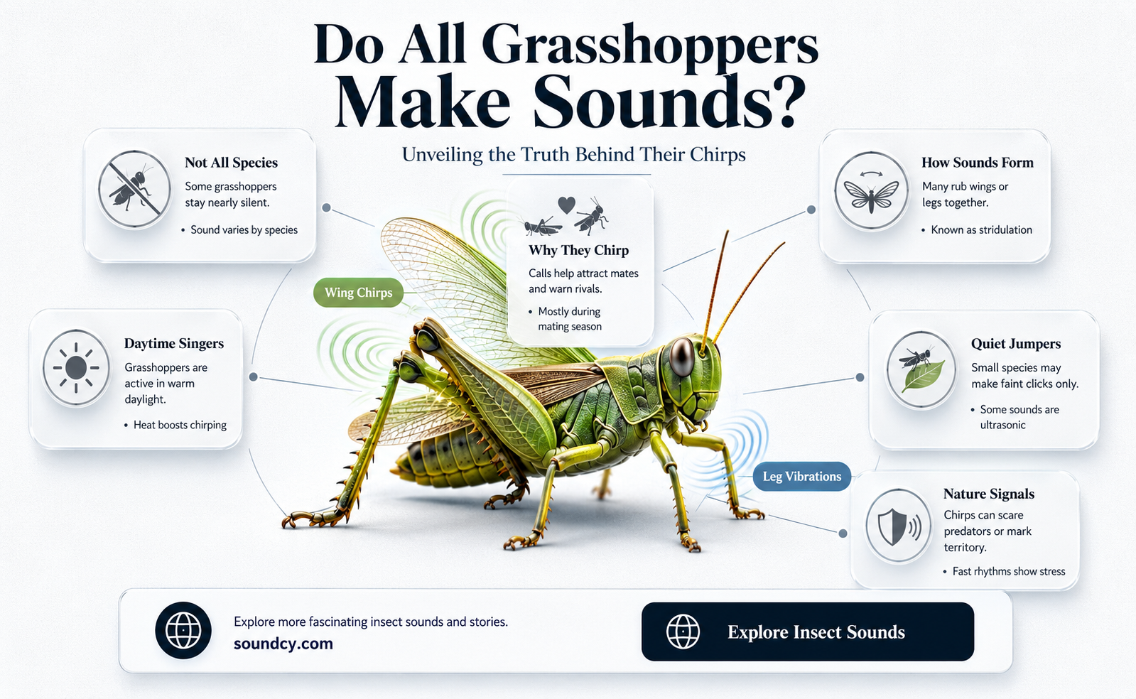 do all grasshoppers make sounds