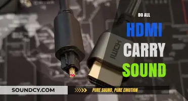 Do All HDMI Cables Carry Sound? A Comprehensive Guide
