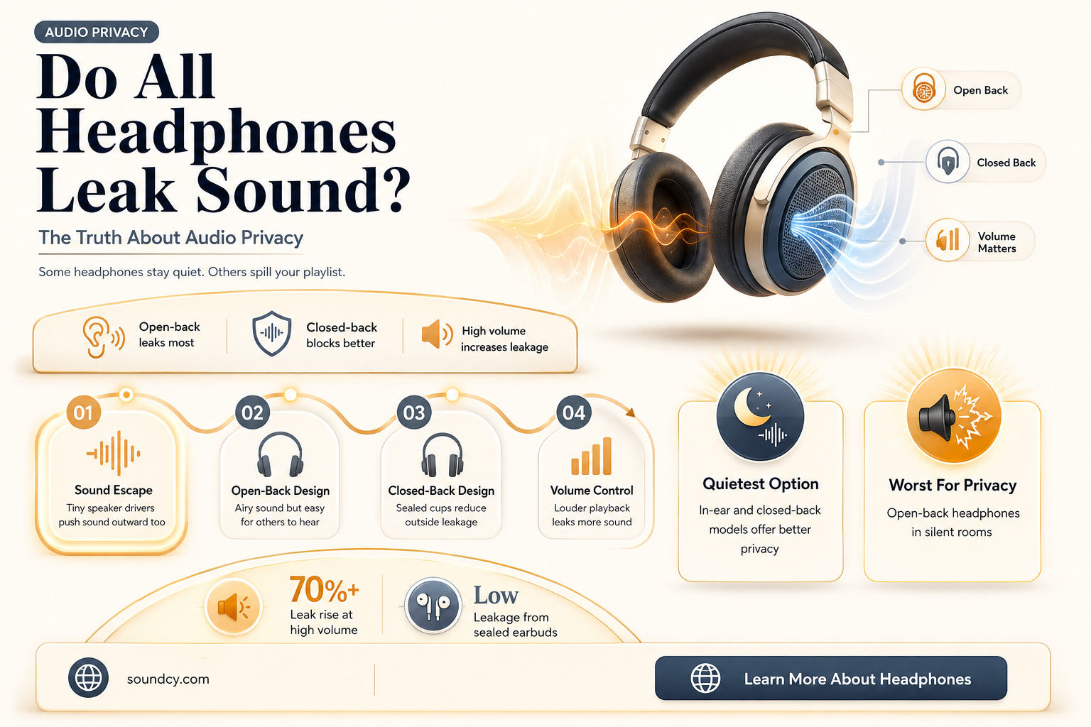 do all headphones leak sound