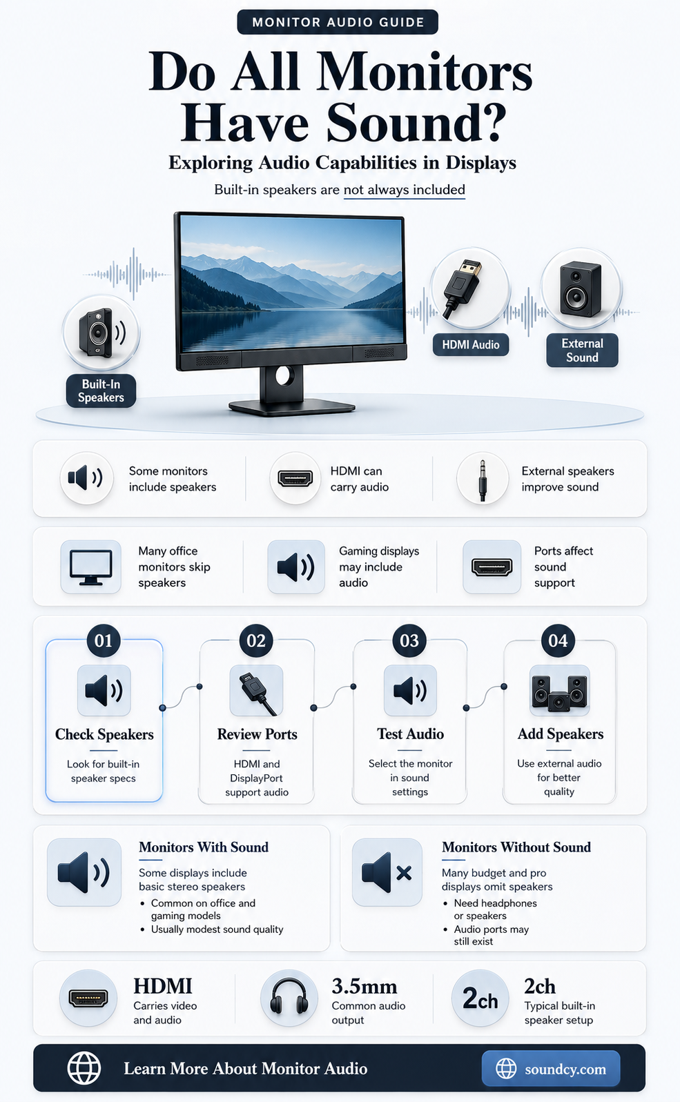 do all monitors have sound
