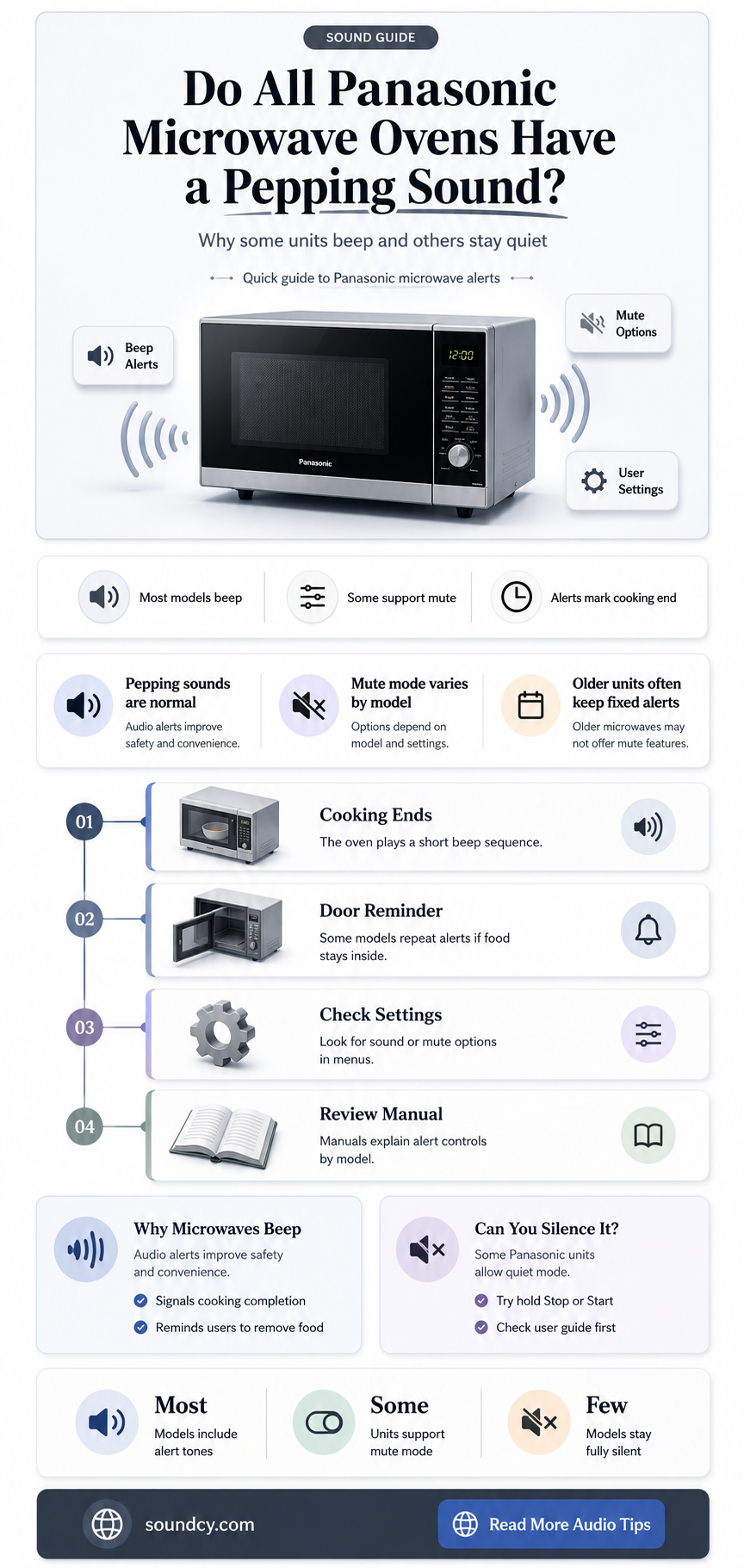 do all panasonic microwave ovens have a pepping sound