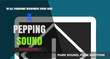 Do All Panasonic Microwave Ovens Have a Pepping Sound?