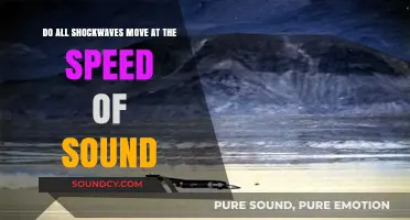 Do Shockwaves Always Travel at the Speed of Sound?