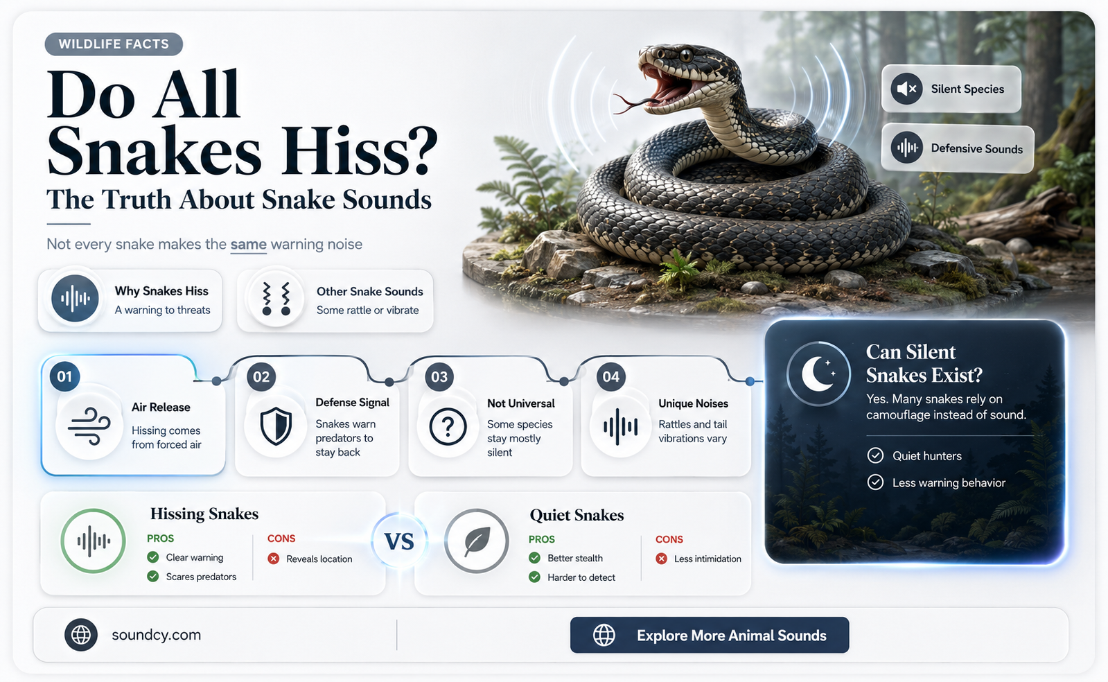 do all snakes make sound