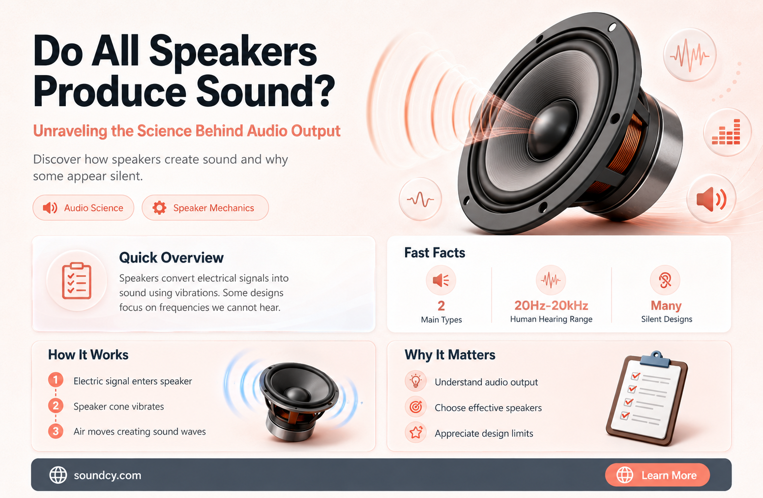 do all speakers make sound