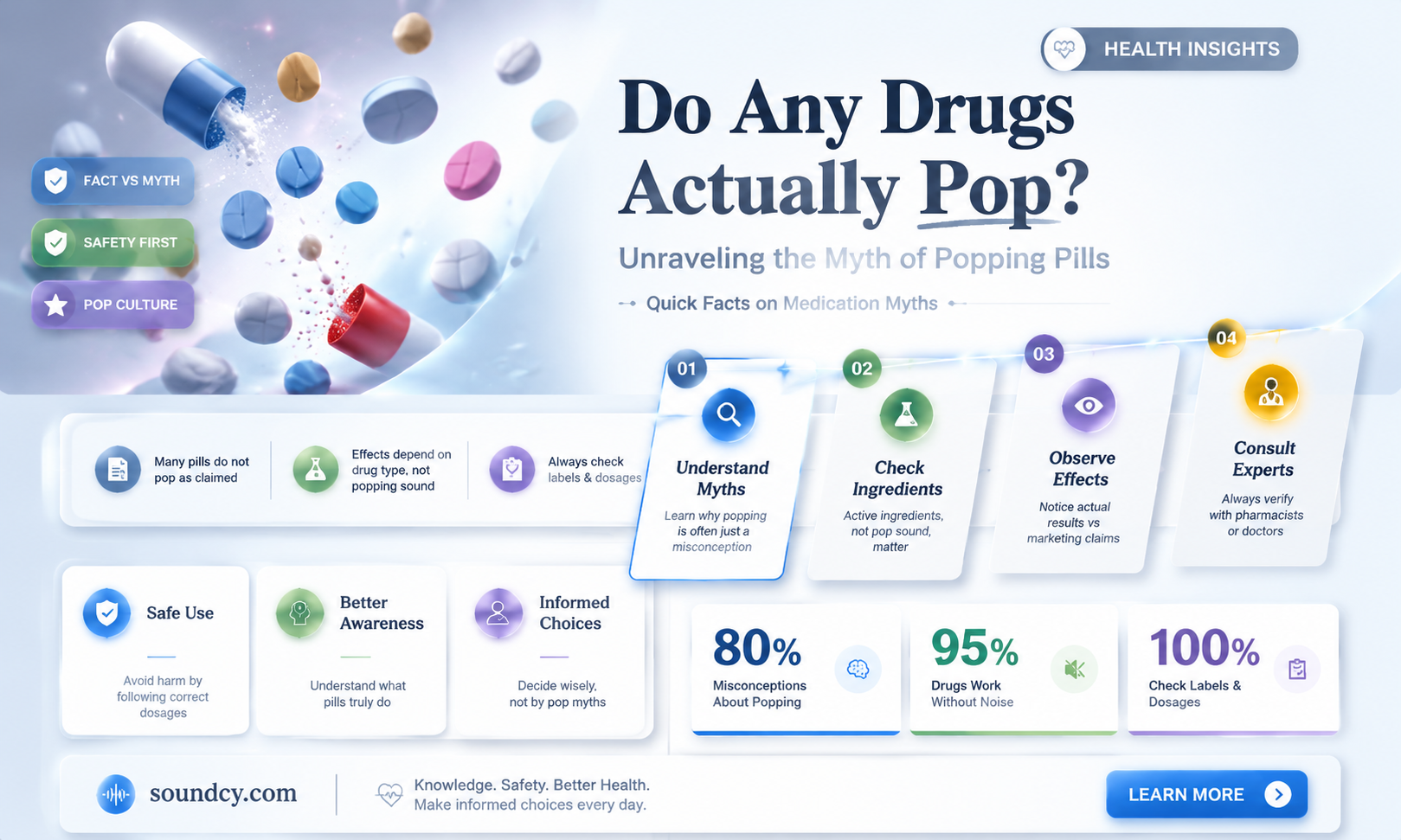 are there any drugs that make a popping sound