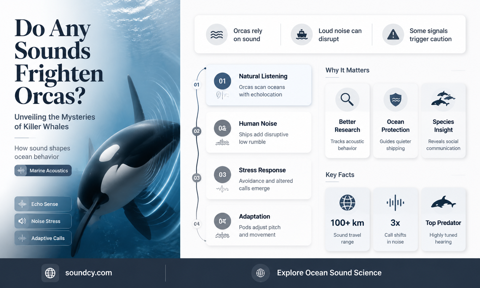 do any sound frieten orcas