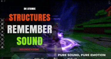 Can Atomic Structures Retain and Recall Sound Vibrations?