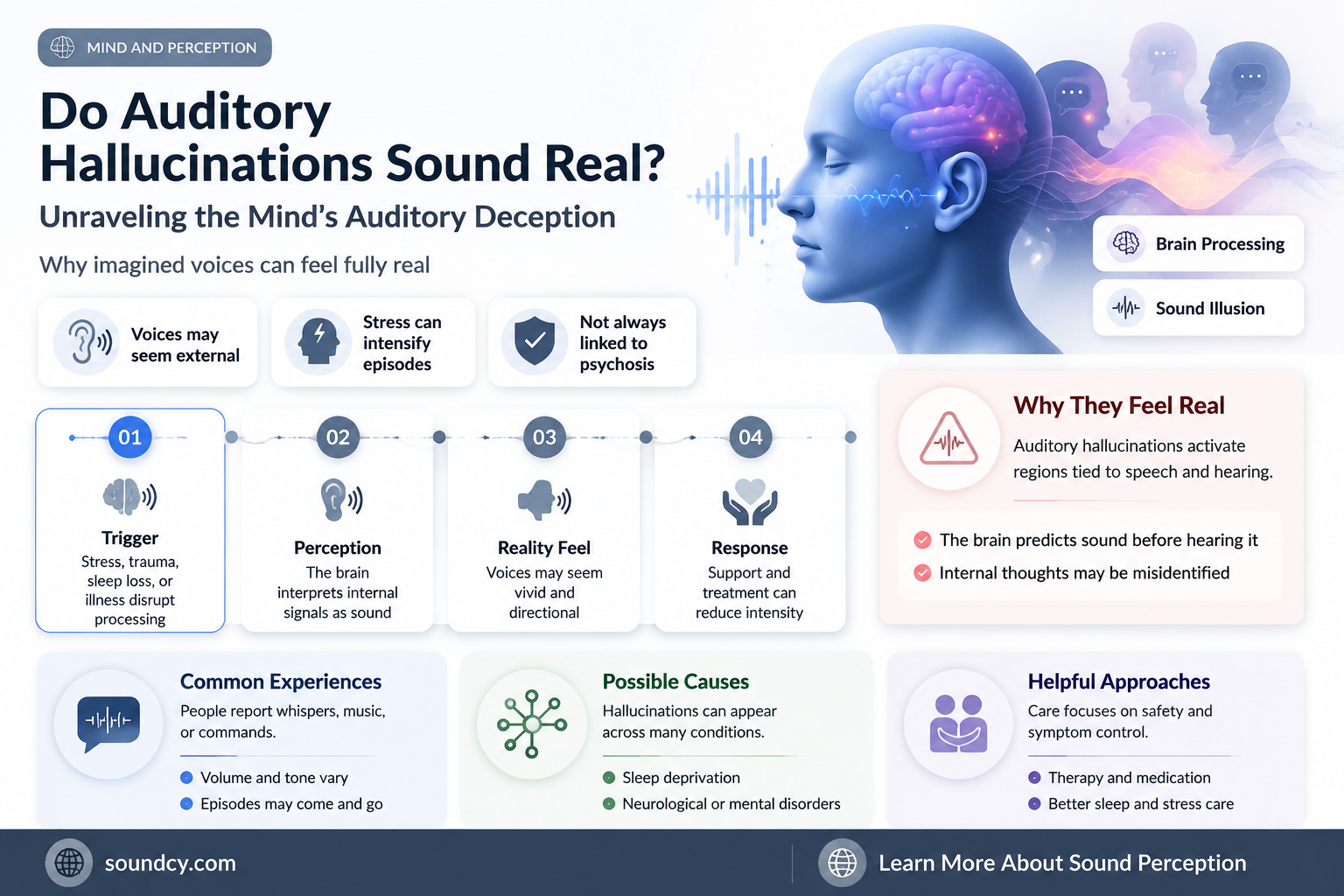 do auditory hallucinations sound real