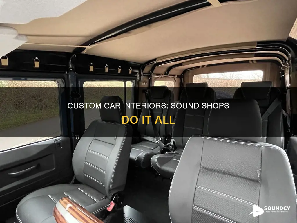 do auto sound shops do interior