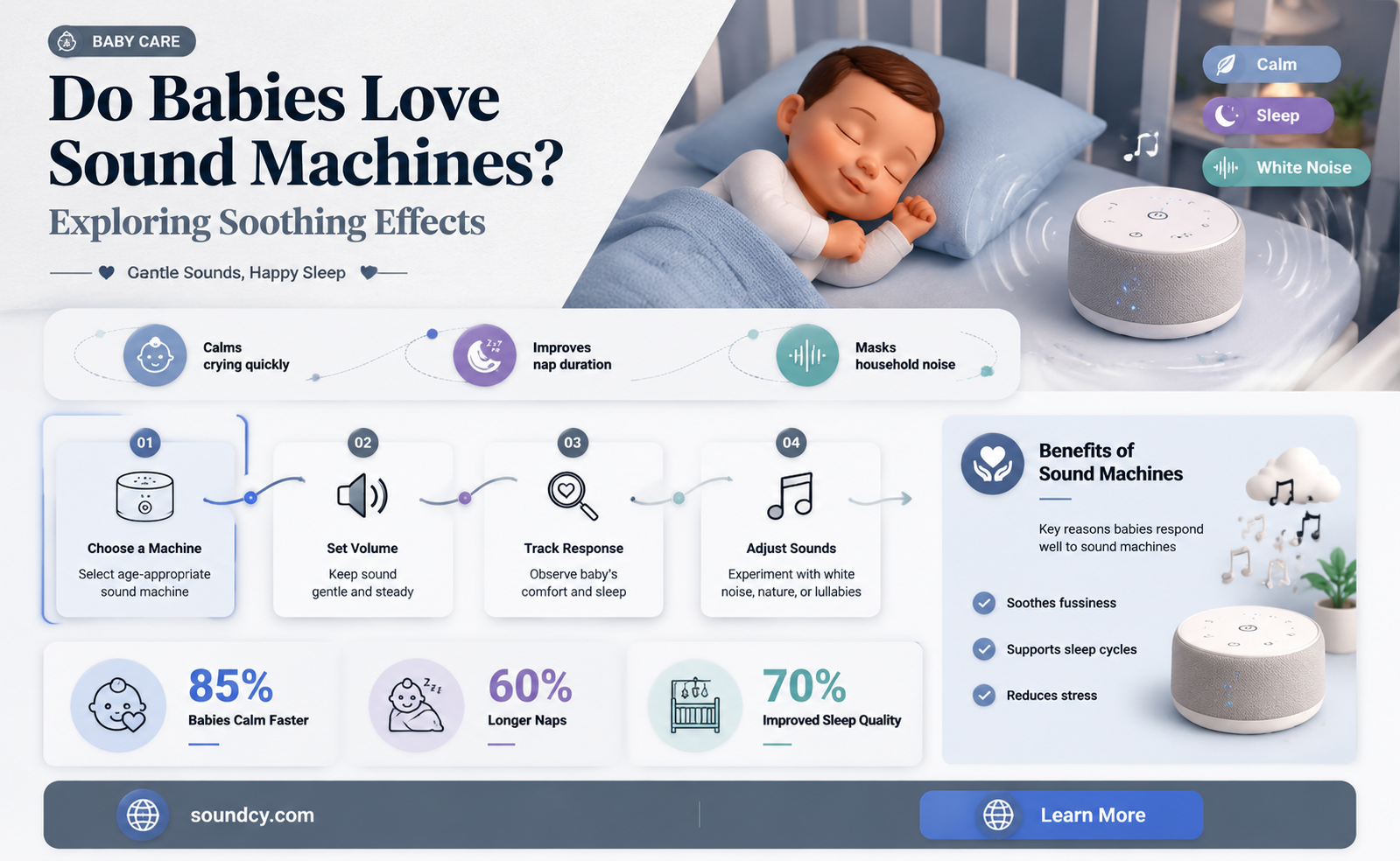 do babies like sound machines