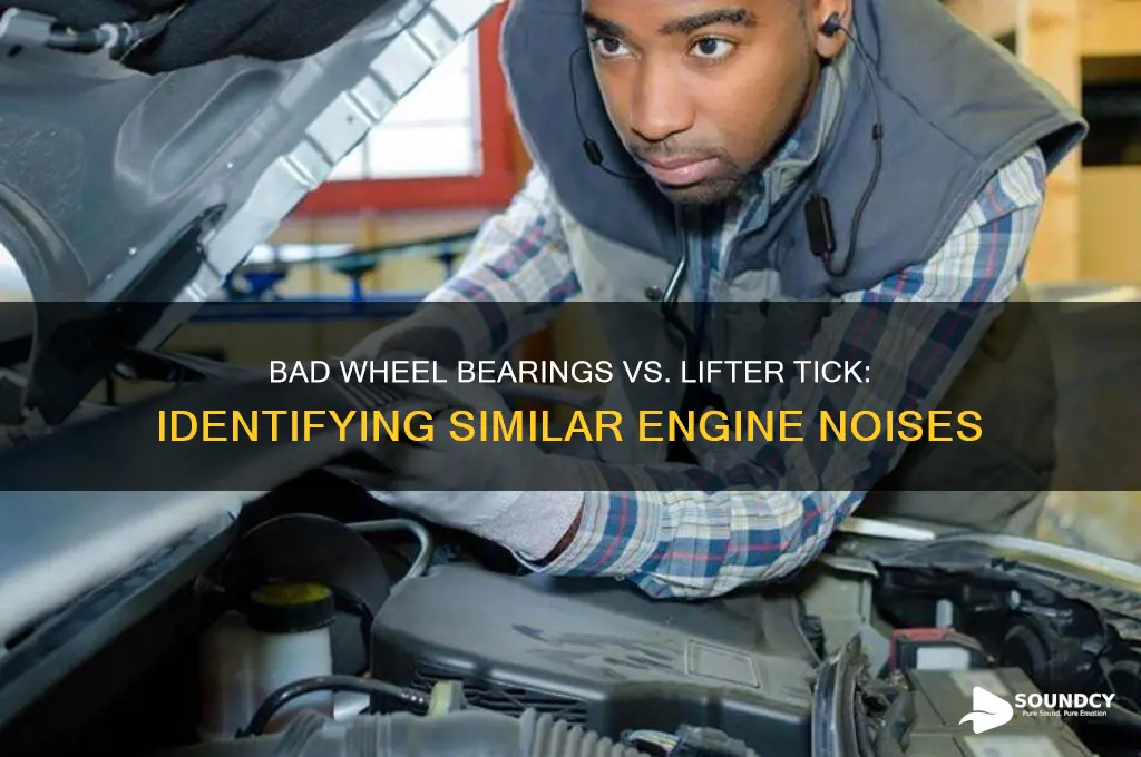 do bad wheel bearings and lifter tick sound similar
