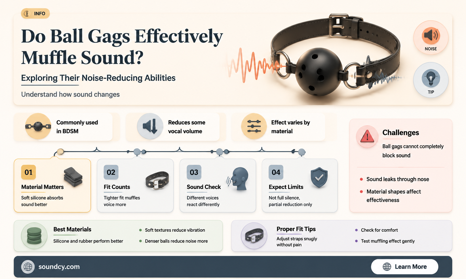 do ball gags muffle sound
