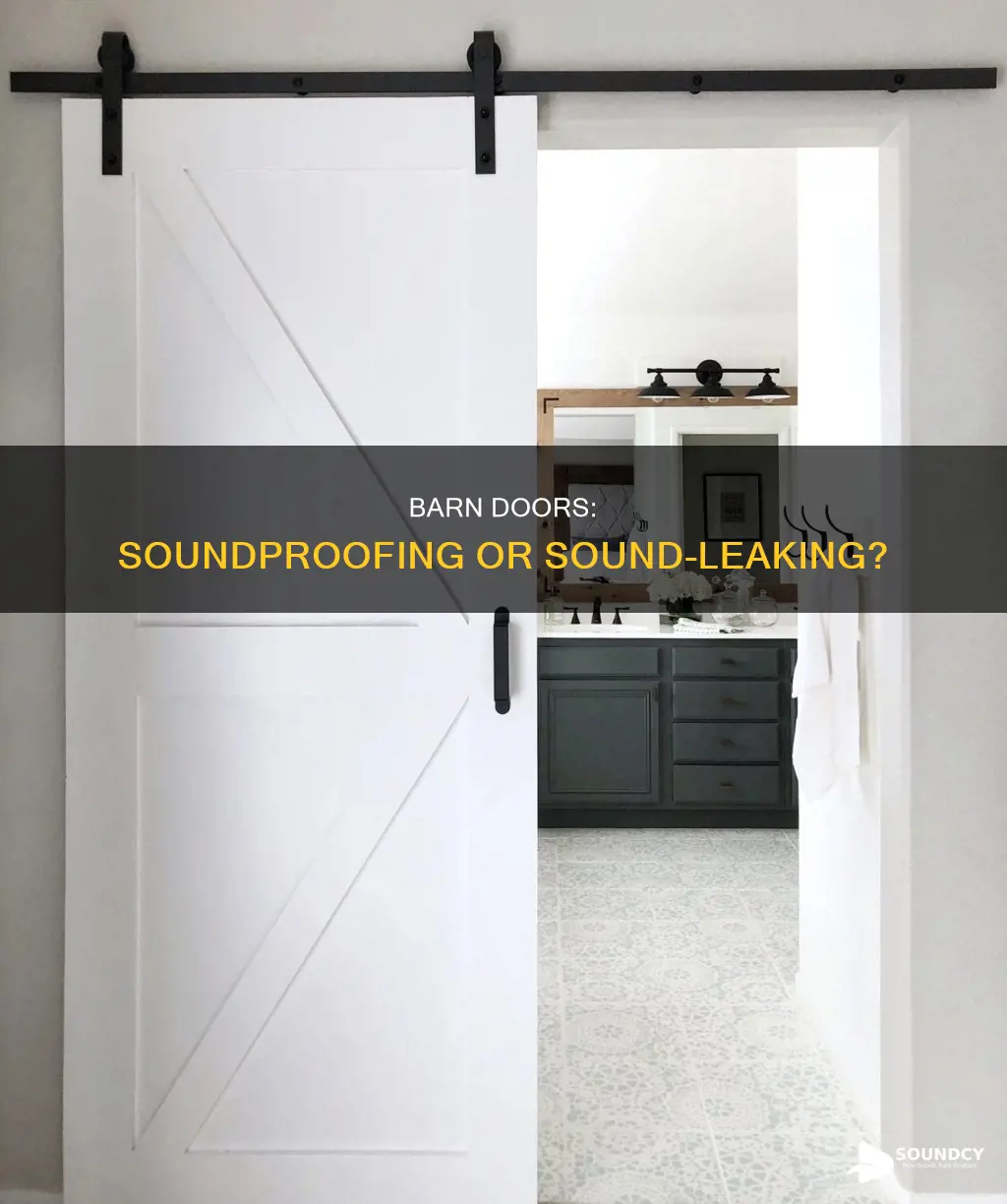 do barn doors block out sound