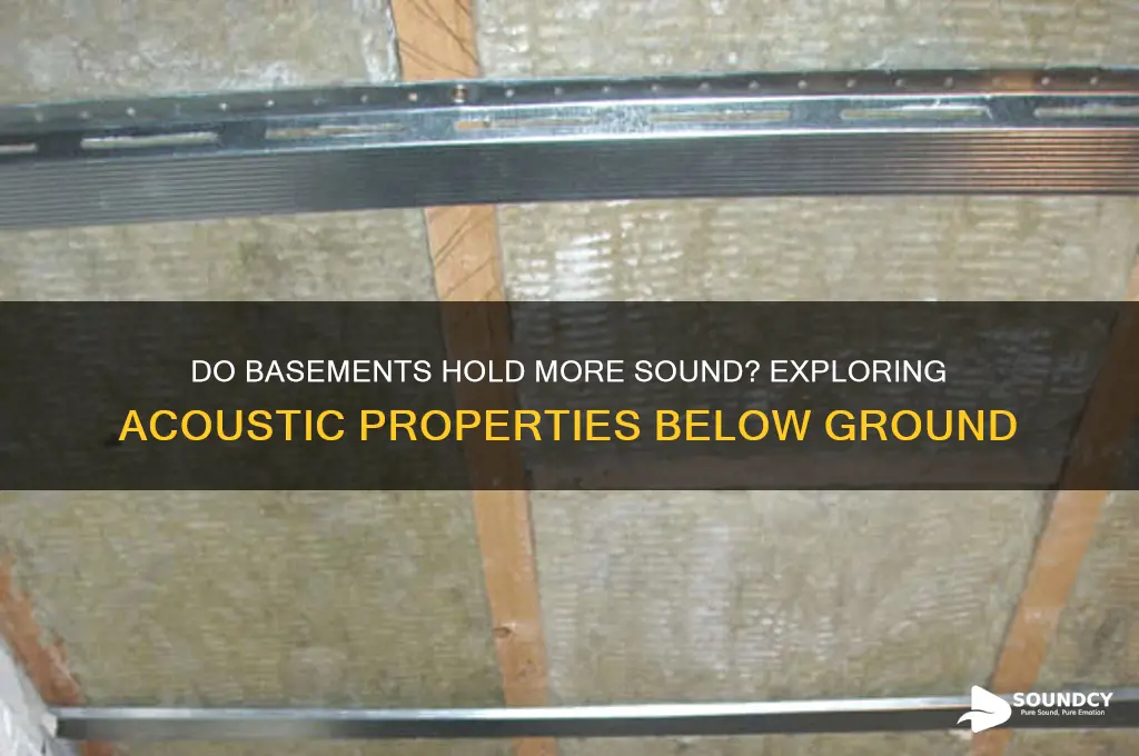 do basements hold more sound
