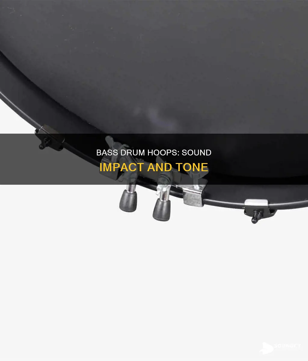 do bass drum hoops affect sound