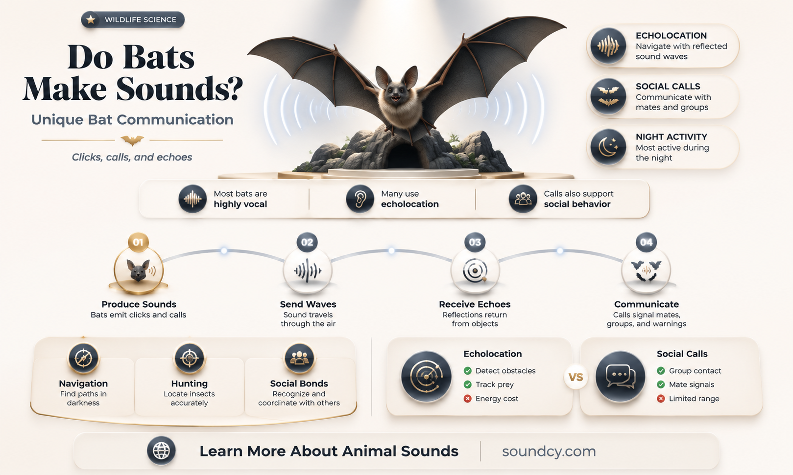 do bats make any sounds