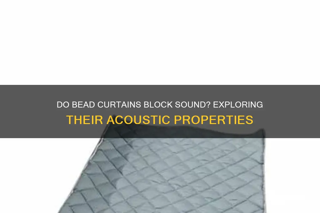 do bead curtains block sound