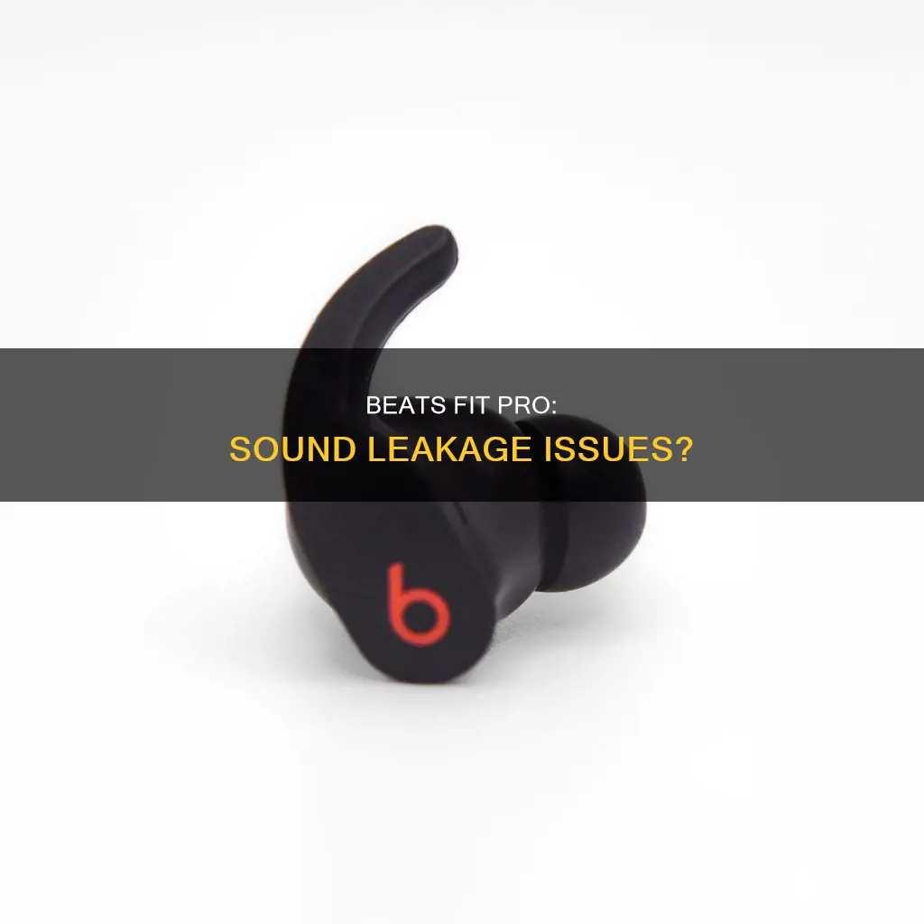 do beats fit pro leak sound