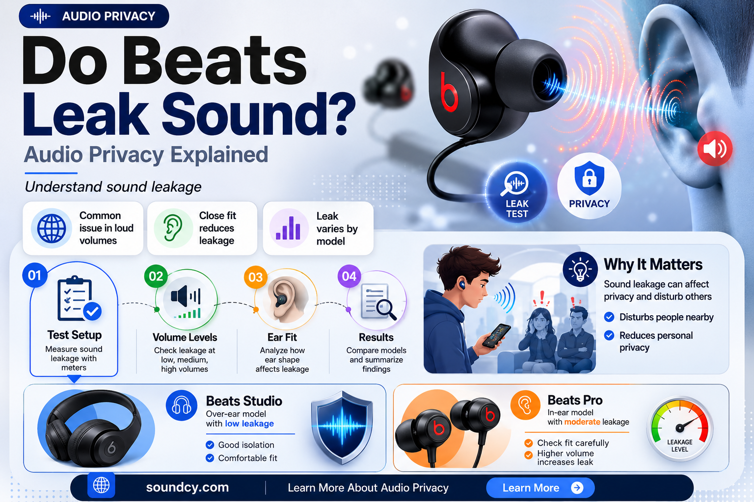 do beats have sound leakage