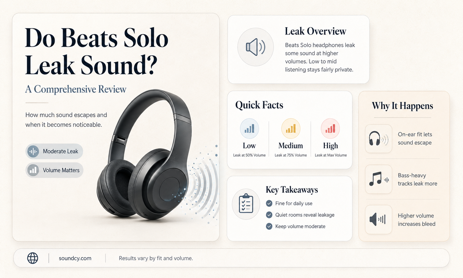do beats solo leak sound
