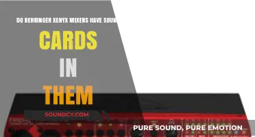 Do Behringer Xenyx Mixers Include Built-In Sound Cards?