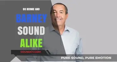 Bernie and Barney: Similar Sounds, Different Names