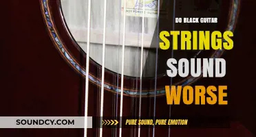 Black Guitar Strings: Do They Affect Sound Quality?