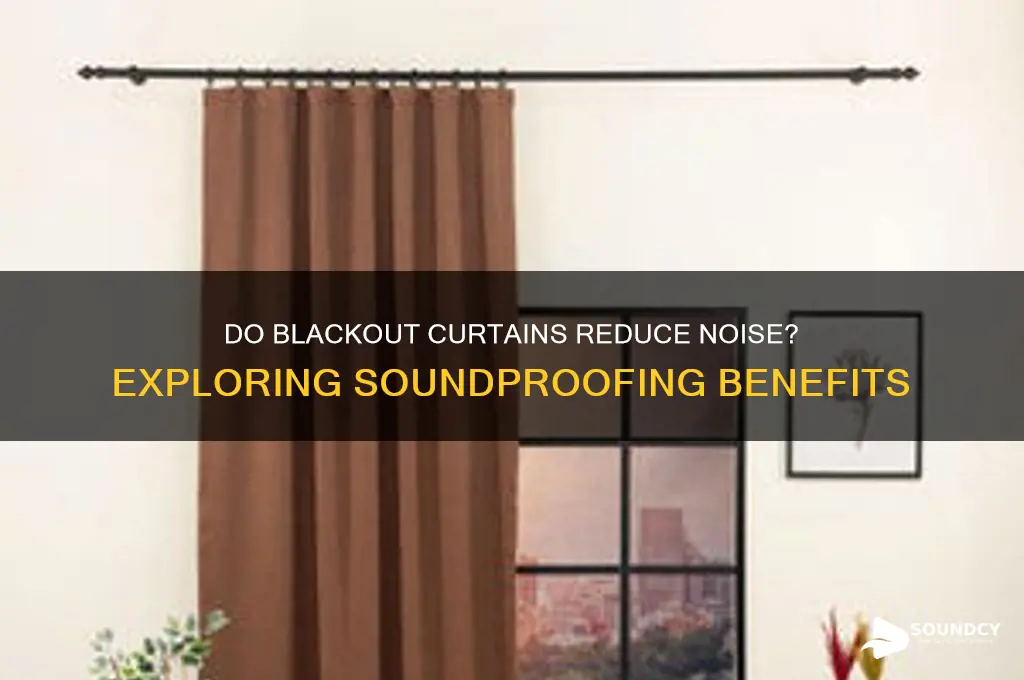 do blackout curtains muffle sound