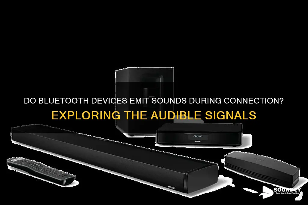 do bluetooth devices emit sounds when they