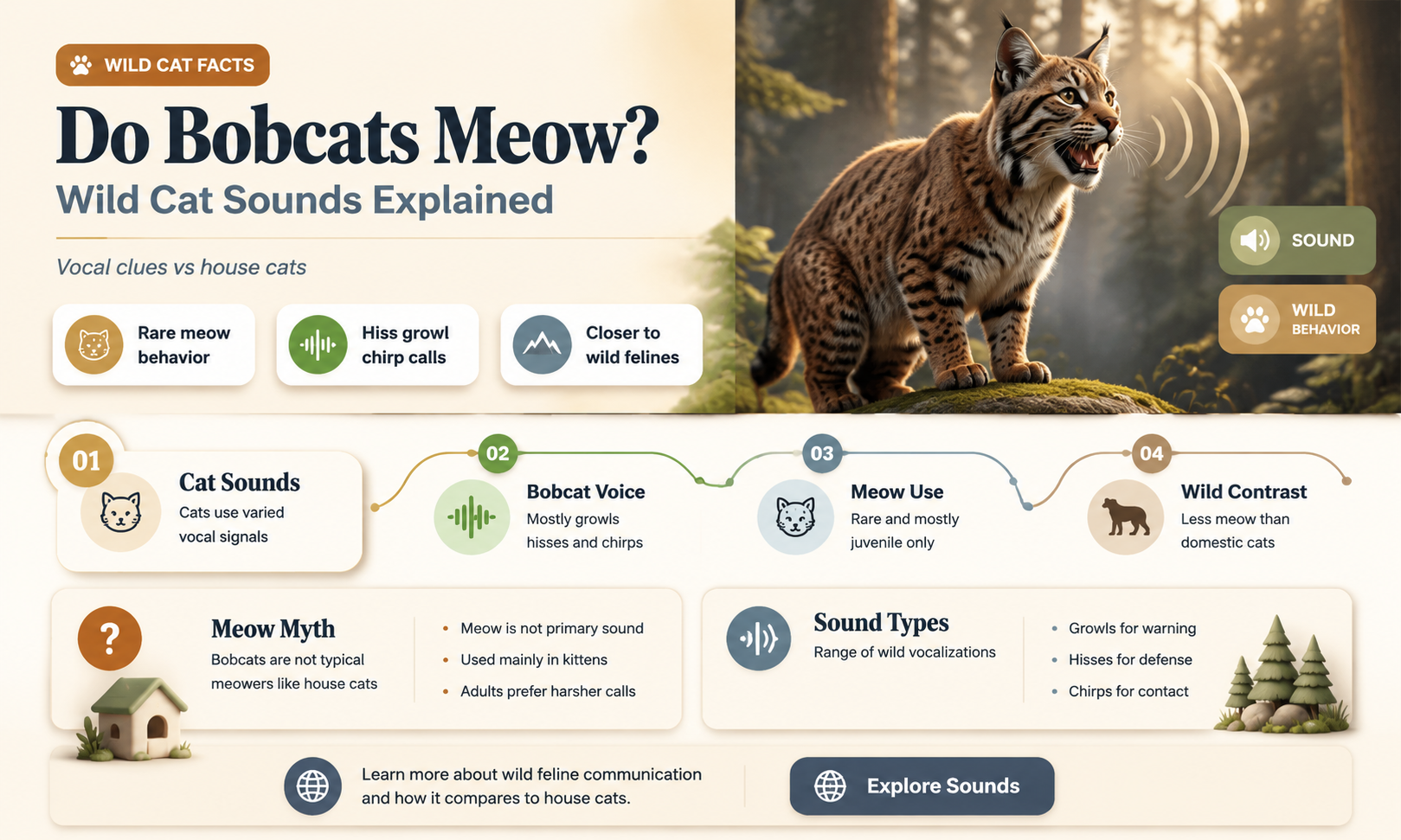 do bobcats sound like cats