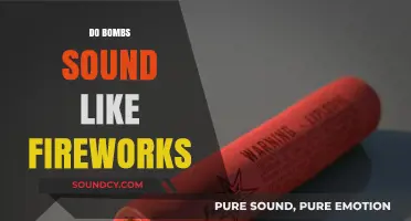 Explosive Confusion: Do Bombs Sound Like Fireworks?