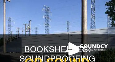 do bookshelf create a sound barrier