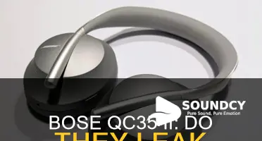 do bose qc35 ii leak sound