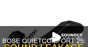 do bose quietcomfort 25 leak sound