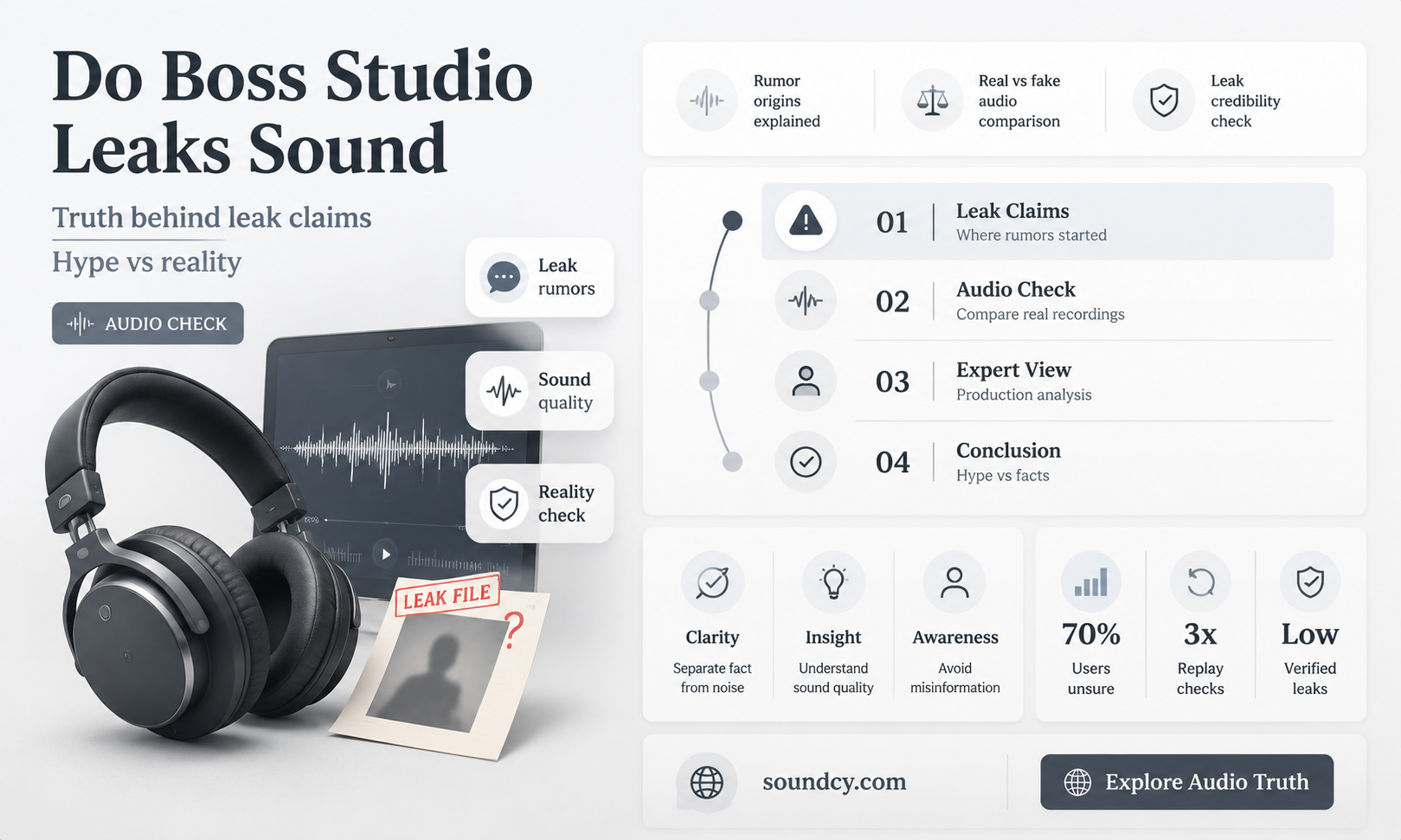 do boss studio leak sound