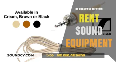 Broadway Theatres: Renting Sound Equipment?