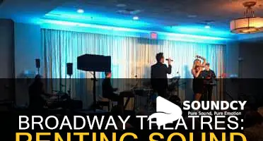do broadway theatres rent sound equipment